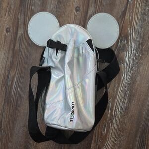 Corkcicle Iridescent Silver Crossbody Bag